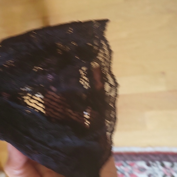 New Free People Elegant Black Lace Bodysuit - Picture 5 of 7